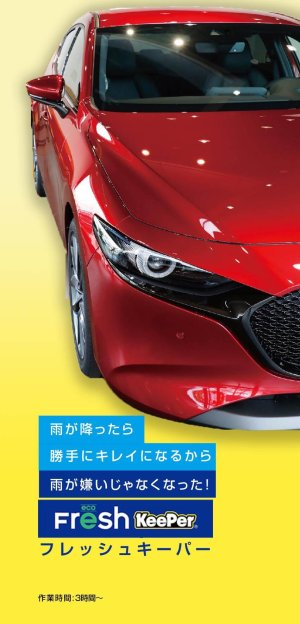 フレッシュキーパー — 雨が降ったら勝手にキレイになるから雨が嫌いじゃなくなった！