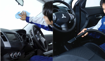 車内清掃